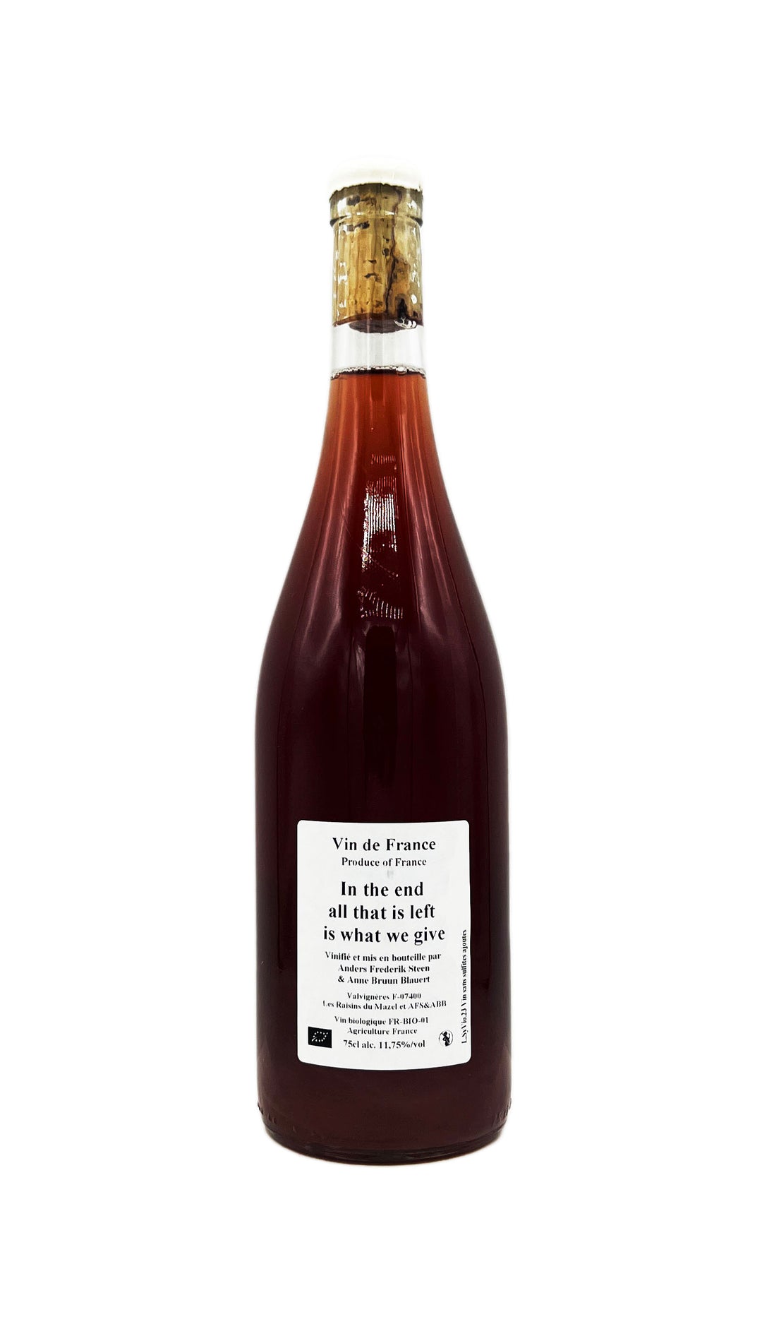 Anders Frederik Steen In the End all that is Left is what we Give 2023 - Wine Therapy NYC