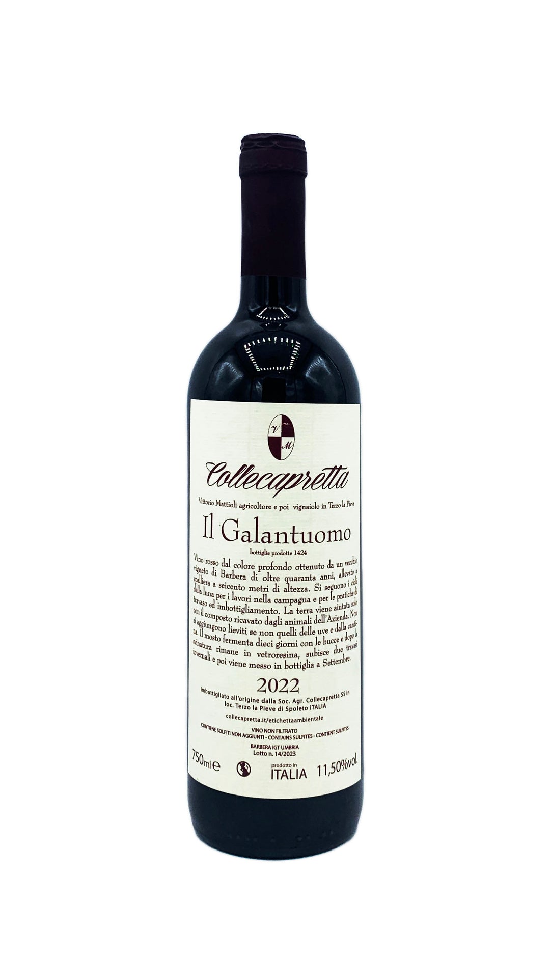 Collecapretta Il Galantuomo 2022 - Wine Therapy NYC