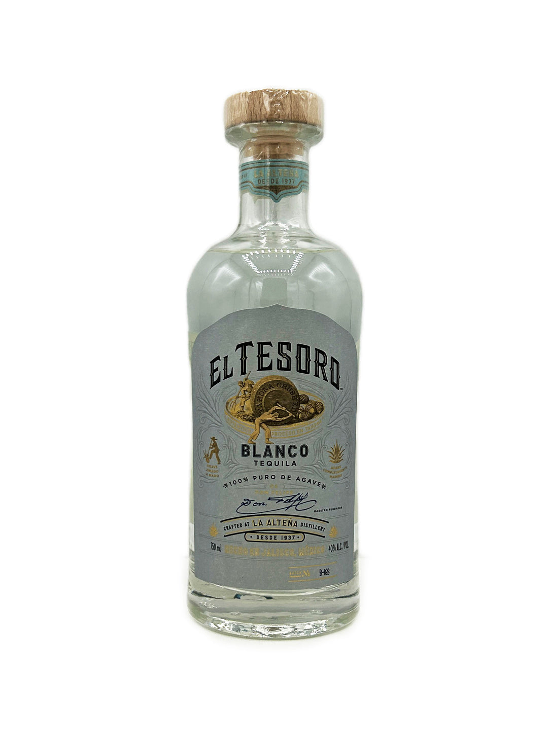 El Tesoro Tequila Blanco 750ml - Wine Therapy NYC