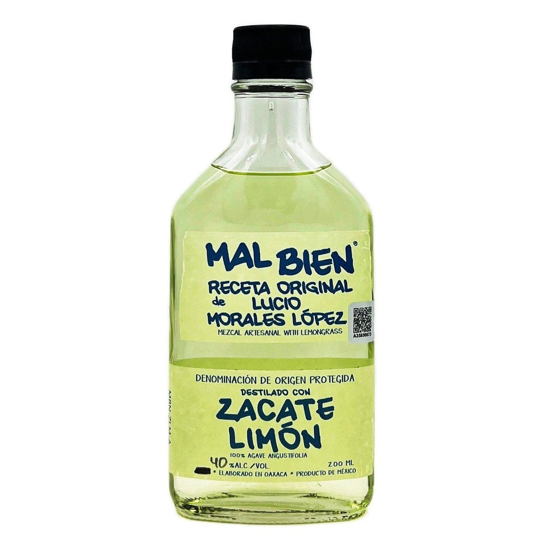 Mal Bien Zacate Limon Flask 200ml Mezcal