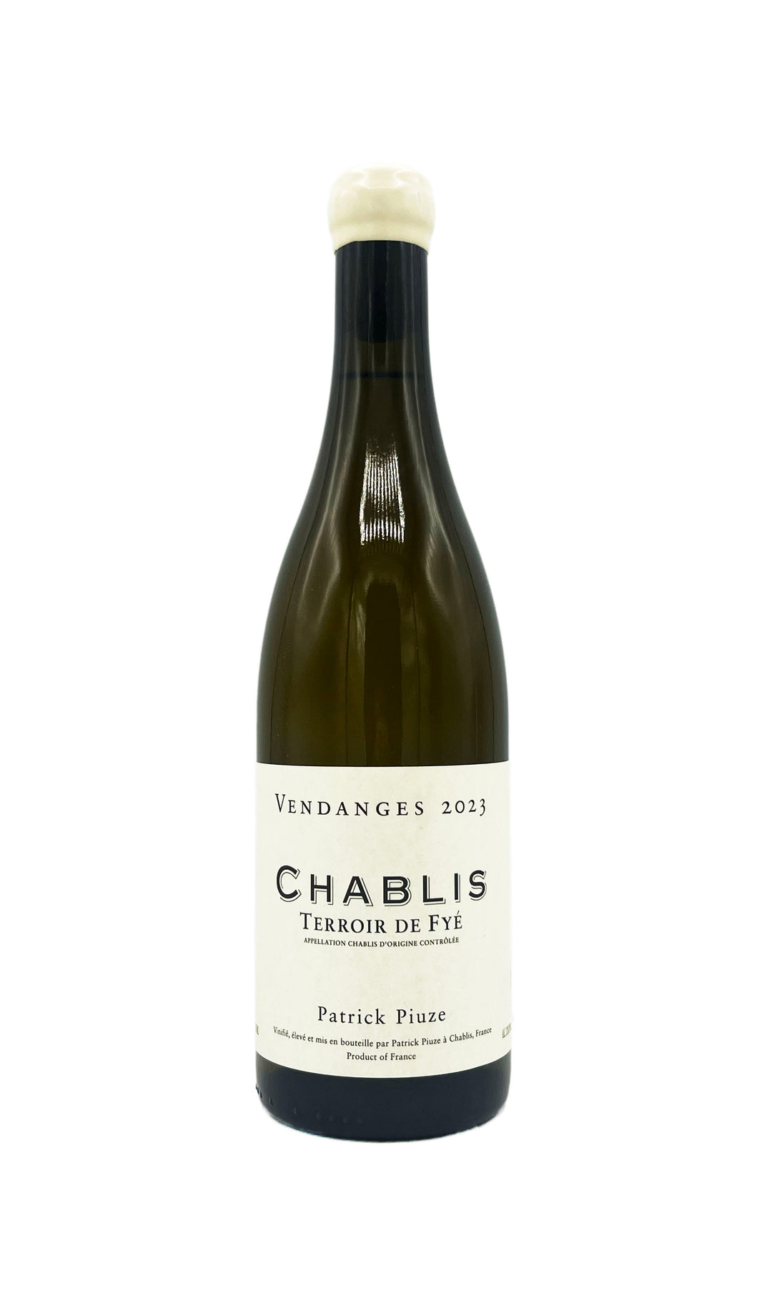 Patrick Piuze Chablis Terroir de de Fye 2023 - Wine Therapy NYC