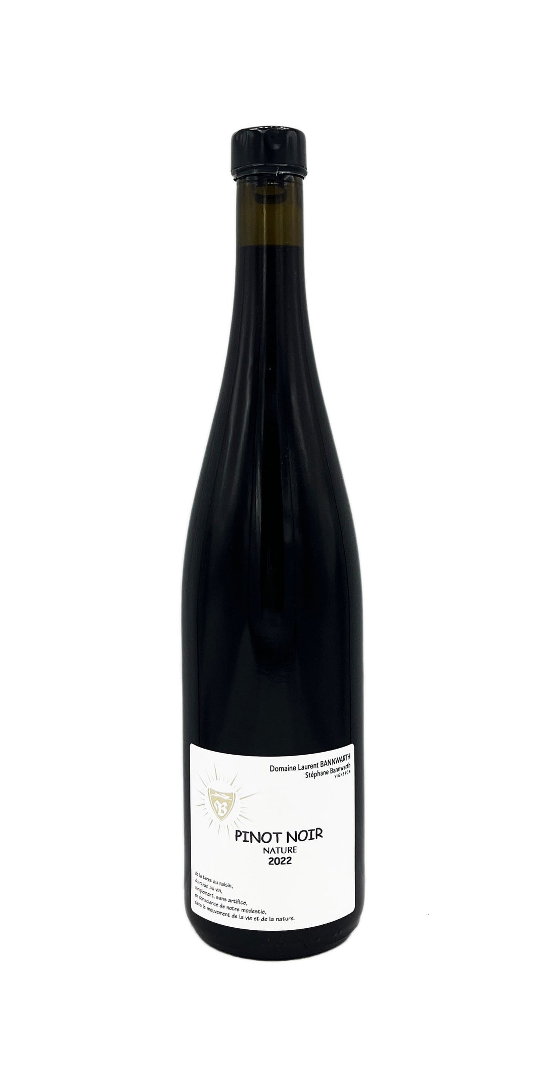 Laurent Bannwarth Pinot Noir Nature 2022 - Wine Therapy NYC