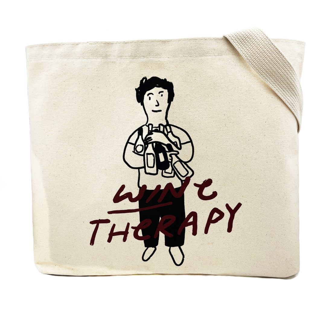 "Wine Guy" Tote Bag (No Dividers) - Wine Therapy NYC