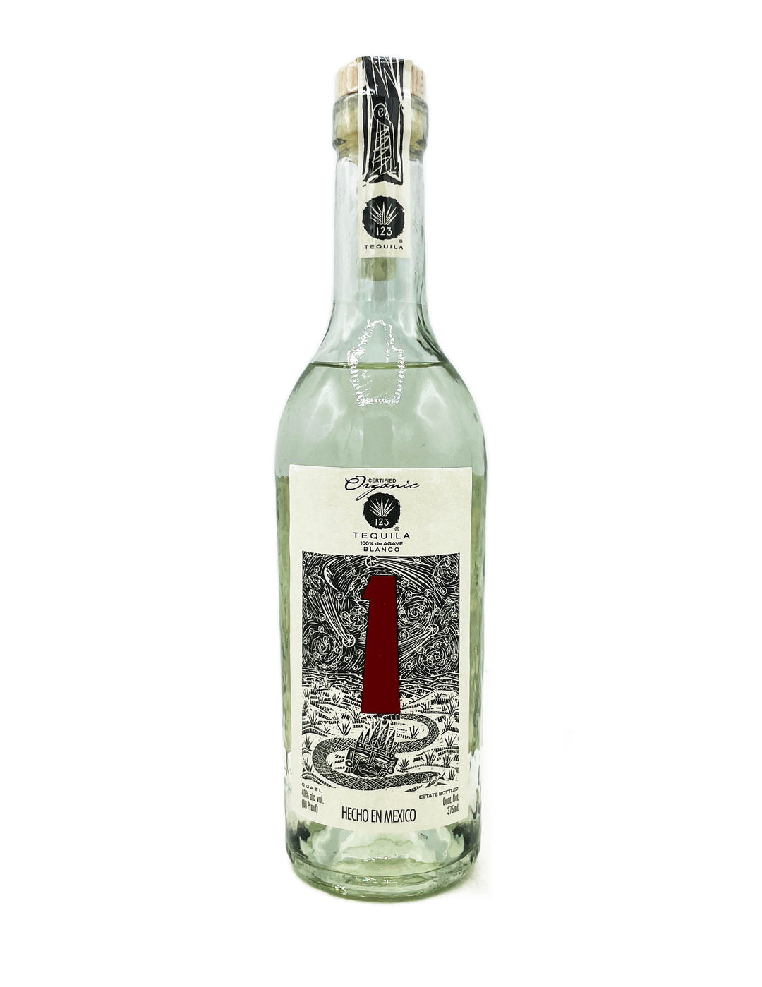 123 Blanco Tequila 375ml - Wine Therapy NYC