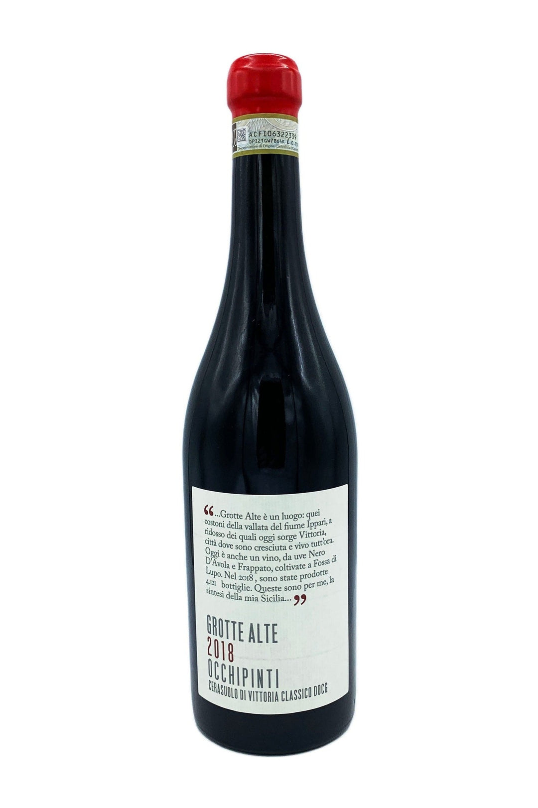Arianna Occhipinti Cerasuolo di Vittoria Reserva Grotte Alte - Wine Therapy NYC