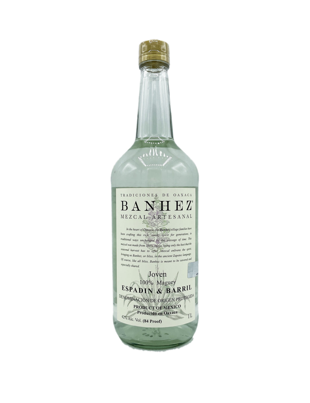Banhez Mezcal Joven Espadin &amp; Barril 1L - Wine Therapy NYC