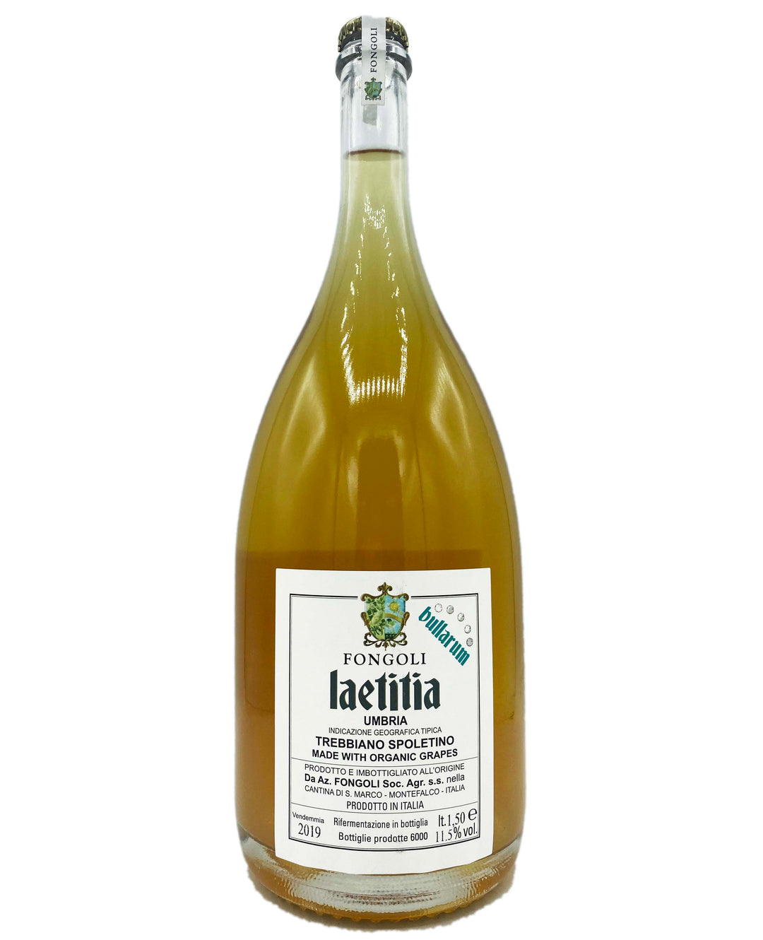 Fongoli Laetitia Bullarum Frizzante 1.5L Magnum 2019 - Wine Therapy NYC