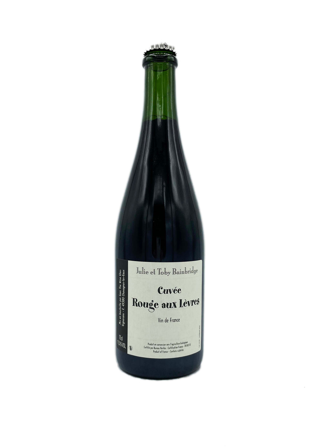 Julie et Toby Bainbridge Cuvee Rouge Aux Levres 2019 - Wine Therapy NYC