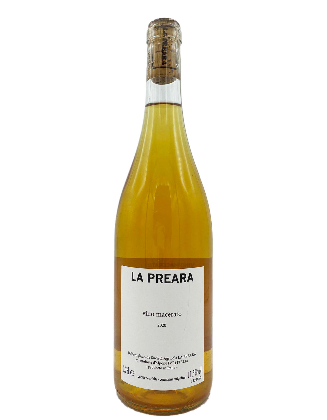 La Preara Vino Macerato 2020 - Wine Therapy NYC