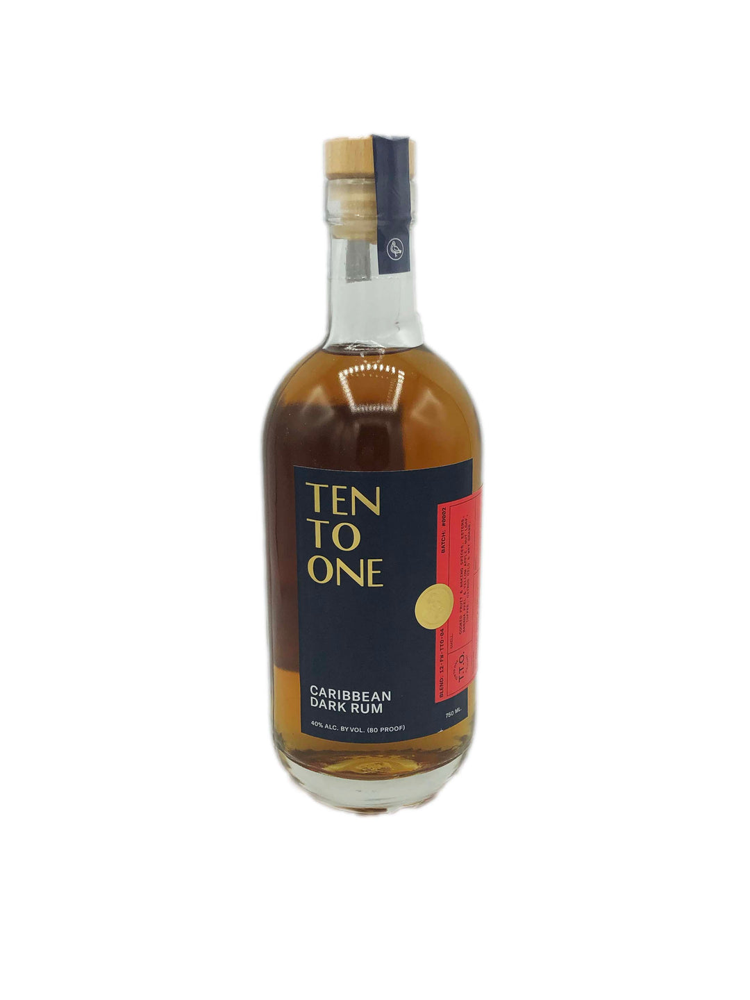 Ten To One Carribean Dark Rum 750ml - Wine Therapy NYC