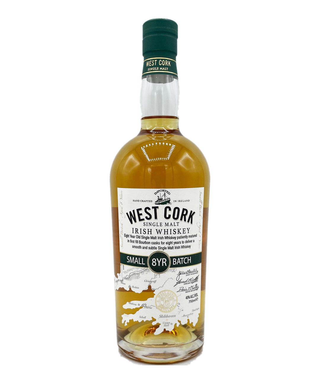 West Cork Single Malt Irish Whiskey 8yr Small Batch 750ml - Wine Therapy NYC