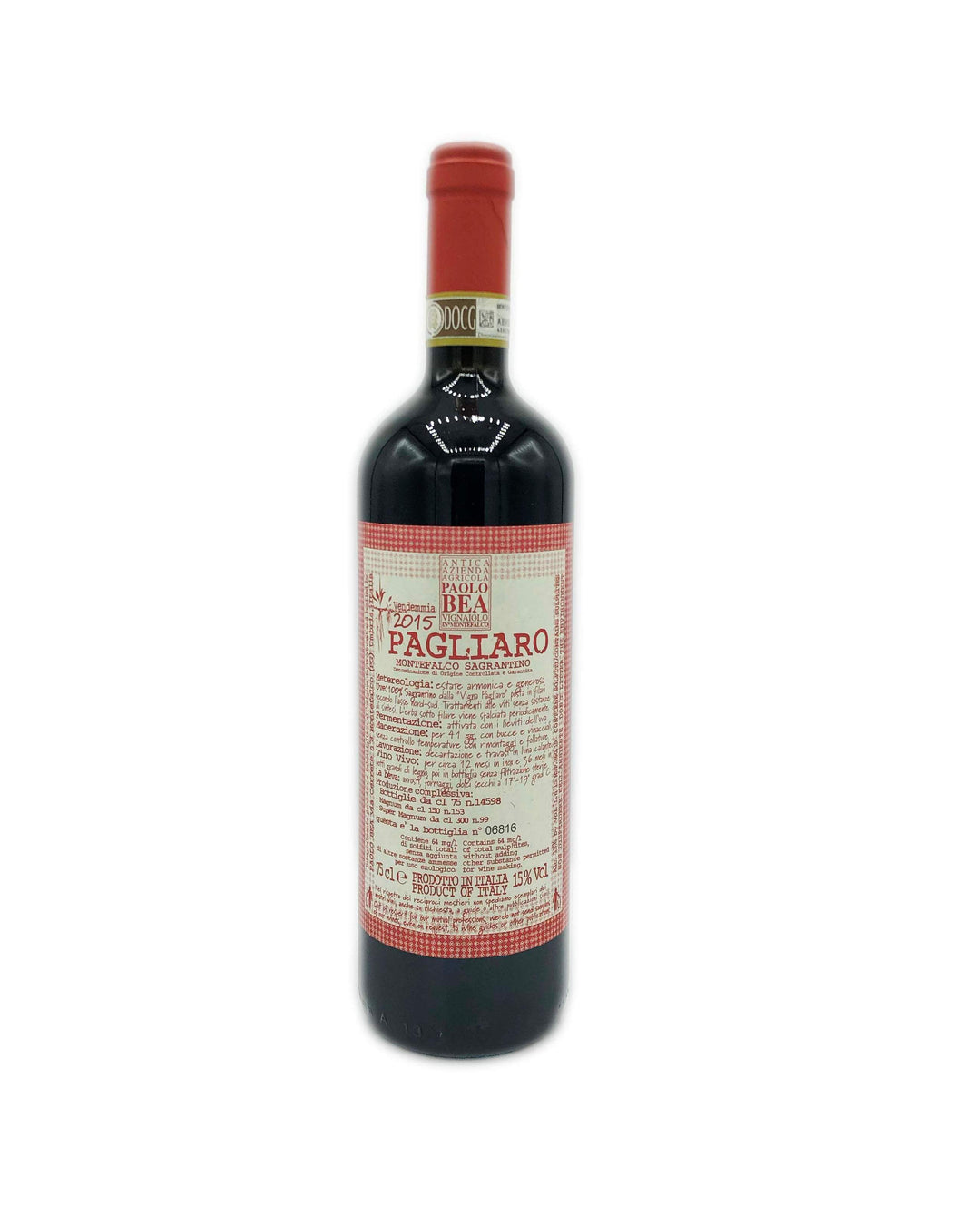 Paolo Bea Sagrantino Pagliaro 2019 - Wine Therapy NYC