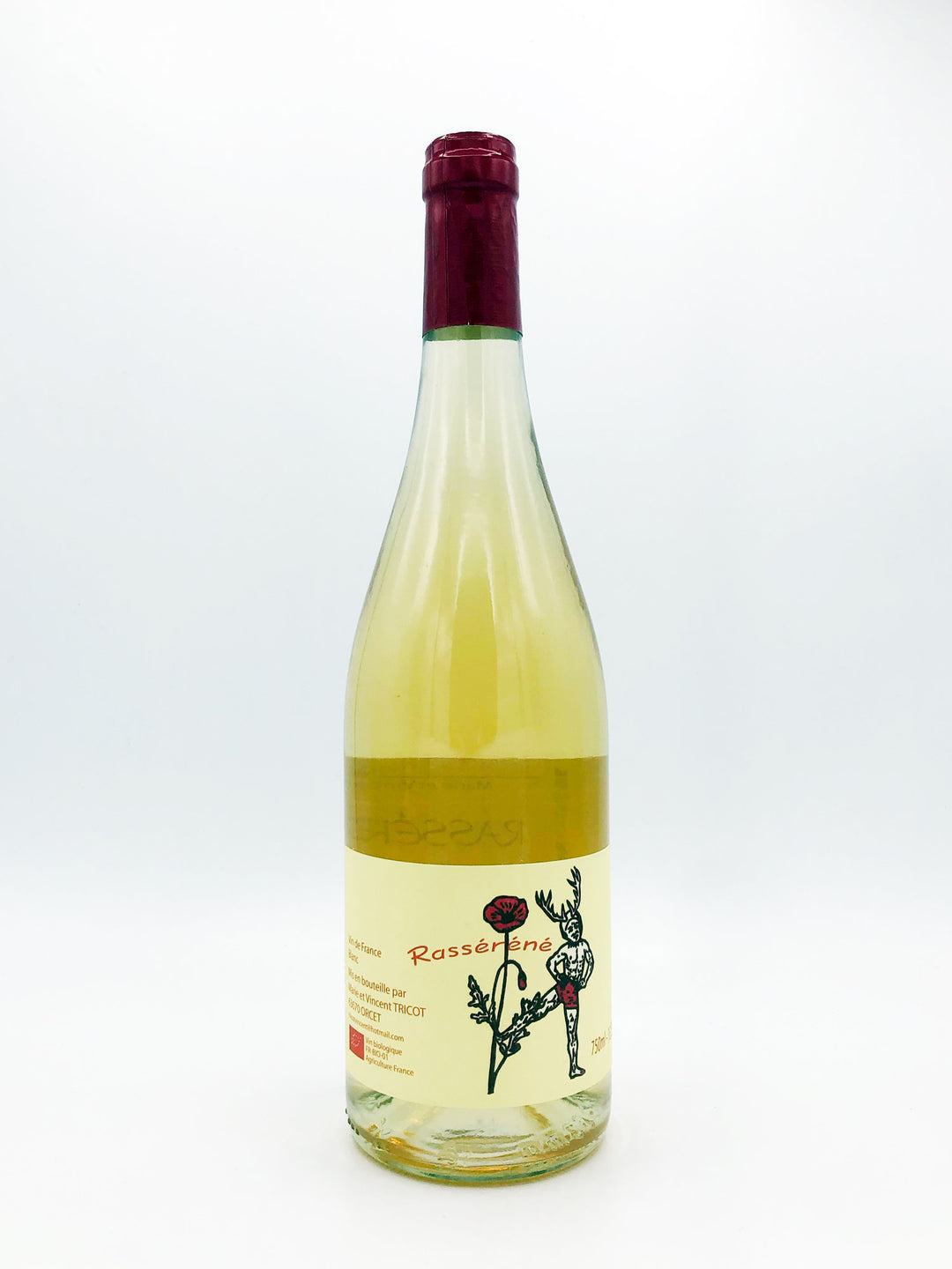 Marie et Vincent Tricot Rasserene VDF  2018 - Wine Therapy NYC