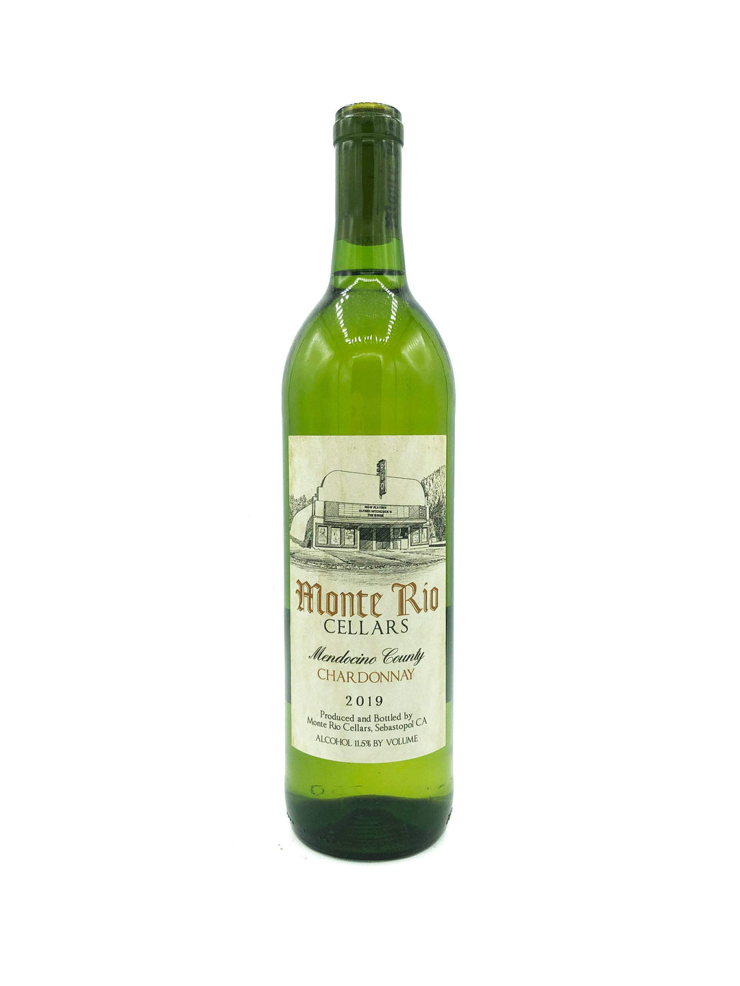 Monte Rio Cellars Chardonnay Mendocino County 2019 - Wine Therapy NYC