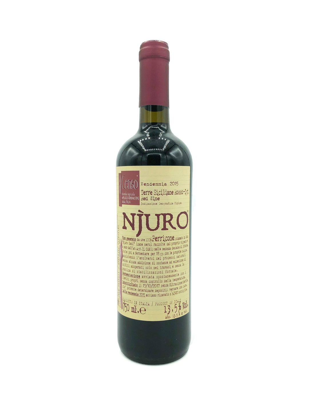 Il Censo Njuro 2015 - Wine Therapy NYC
