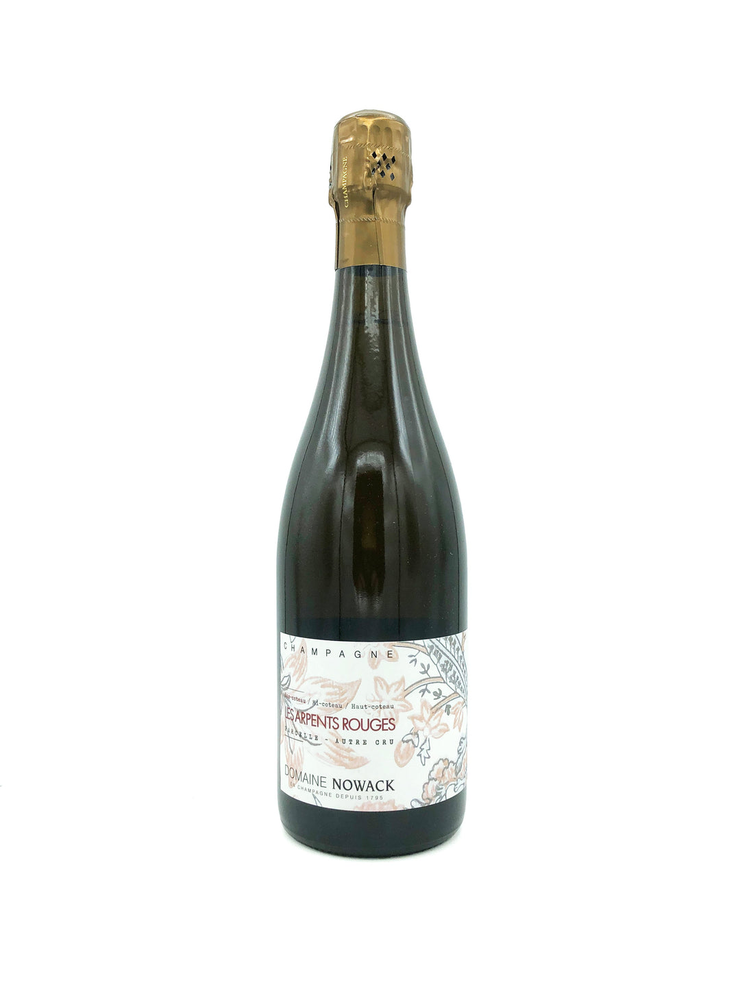 Champagne Flavien Nowack Les Arpents Rouges Extra Brut 2016 - Wine Therapy NYC