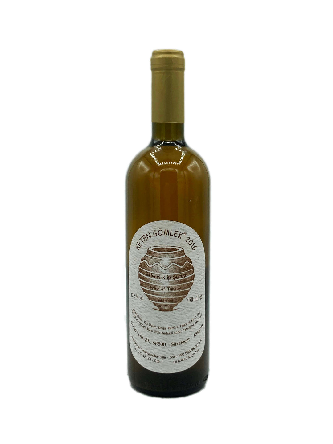 Gelveri Keten Gomlek White 2016 - Wine Therapy NYC